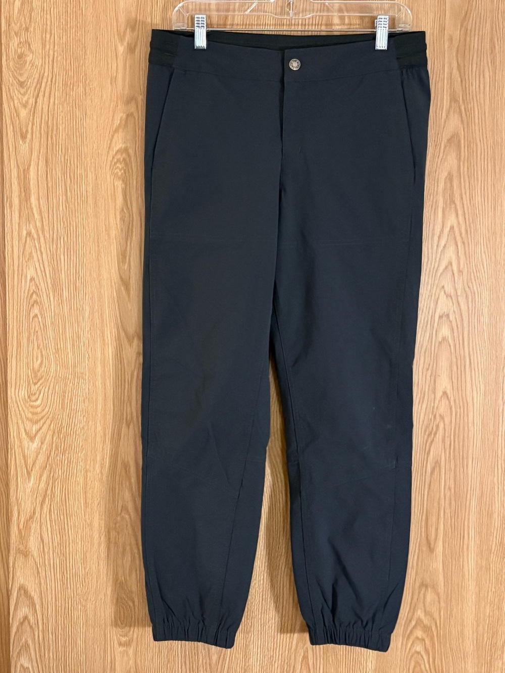 The North Face Gray Sleek Track Joggers with Zippered Pockets